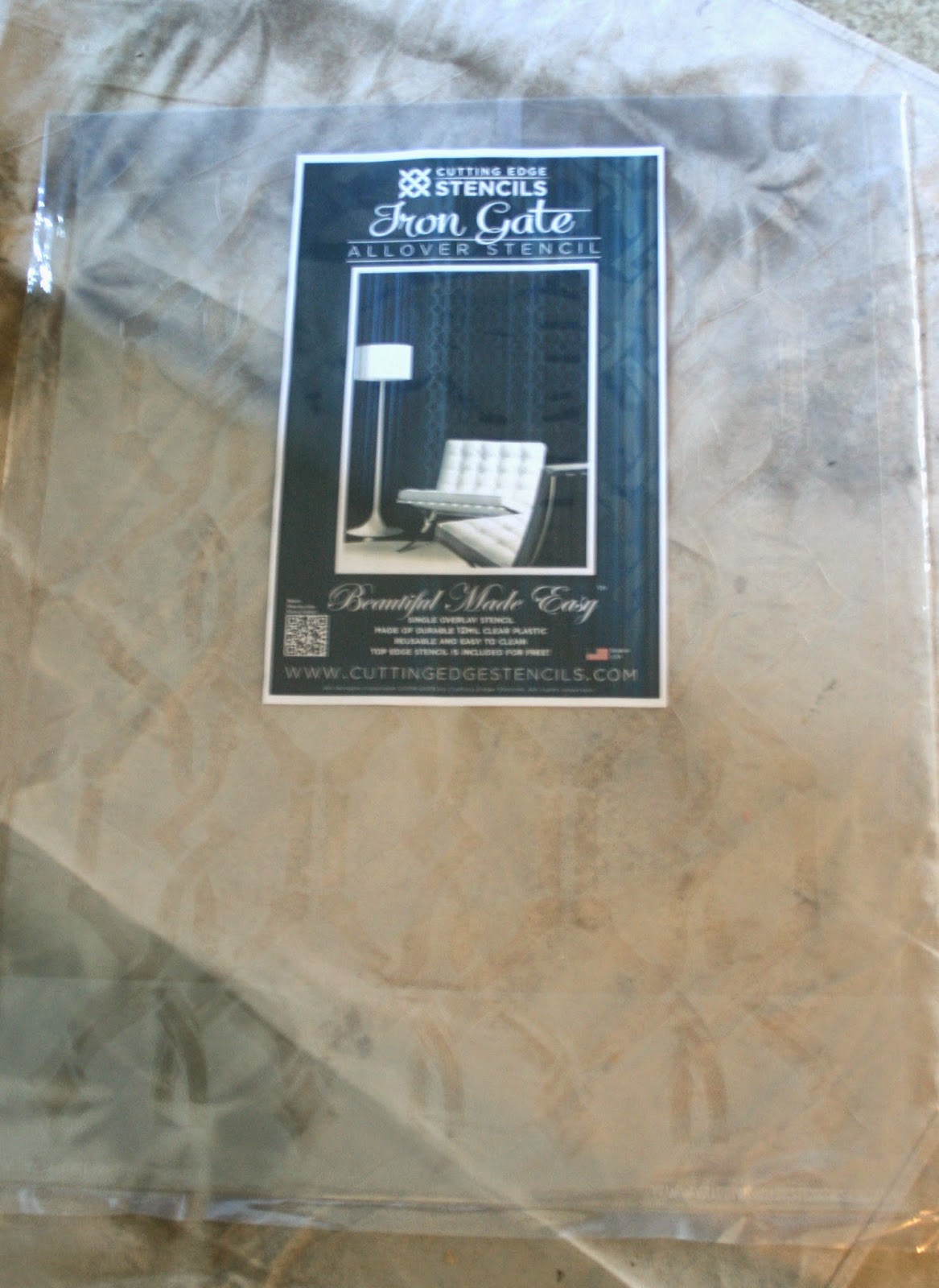 Tone On Tone Wall Stencil Pneumatic Addict