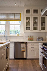 farmhouse kitchen modern interiors organic cabinets cabinet kitchens door interior country doors styles floors wide hardwood wood dishwasher island flooring