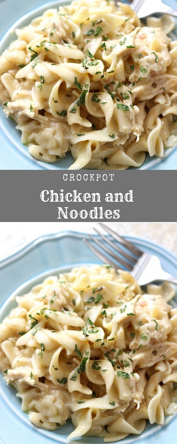 Crockpot Chicken and Noodles Crockpot Chicken and Noodles