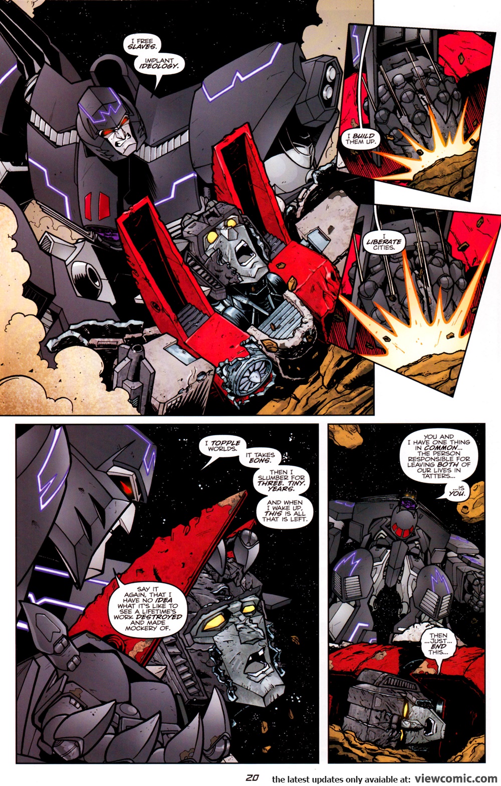 Transformers Spotlight Megatron (2013) Read All Comics Online