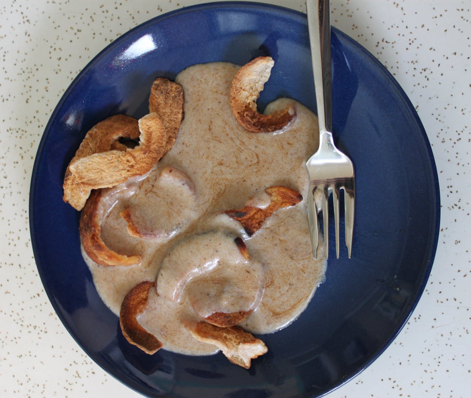 Keep the Hearth Fires Burning Fried Salt Pork with Gravy; Drippings