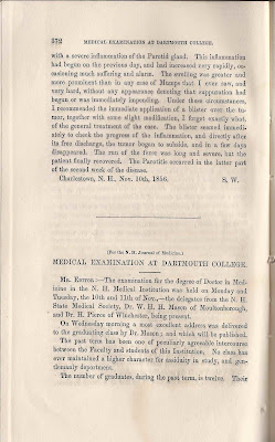 Heirlooms Reunited: Dec 1856 Issue of the New Hampshire Journal of Medicine