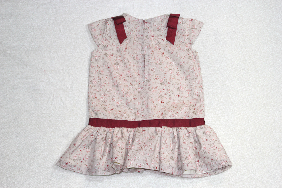 DIY Costura: Vestido de niña con cintura baja (patrón molde gratis)