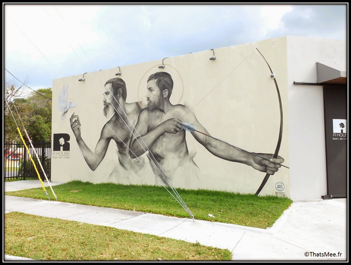 galerie R-House Wynwood Miami anges arcs gays, wynwood art district centre Miami Art Basel 2013