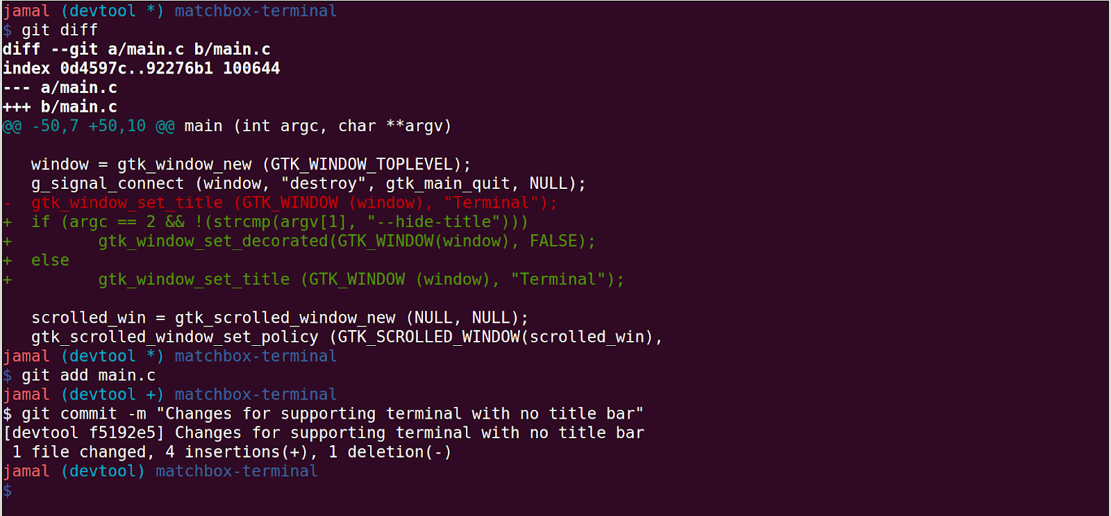 Using devtool in Yocto to patch/customize recipe/package sources