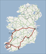 Ireland Map ireland trip map