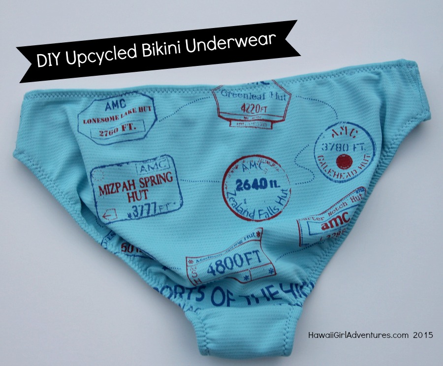 DIY Upcycled Bikini Underwear