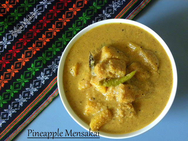 Pineapple Mensakai - Sweet & Spicy Pineapple Curry
