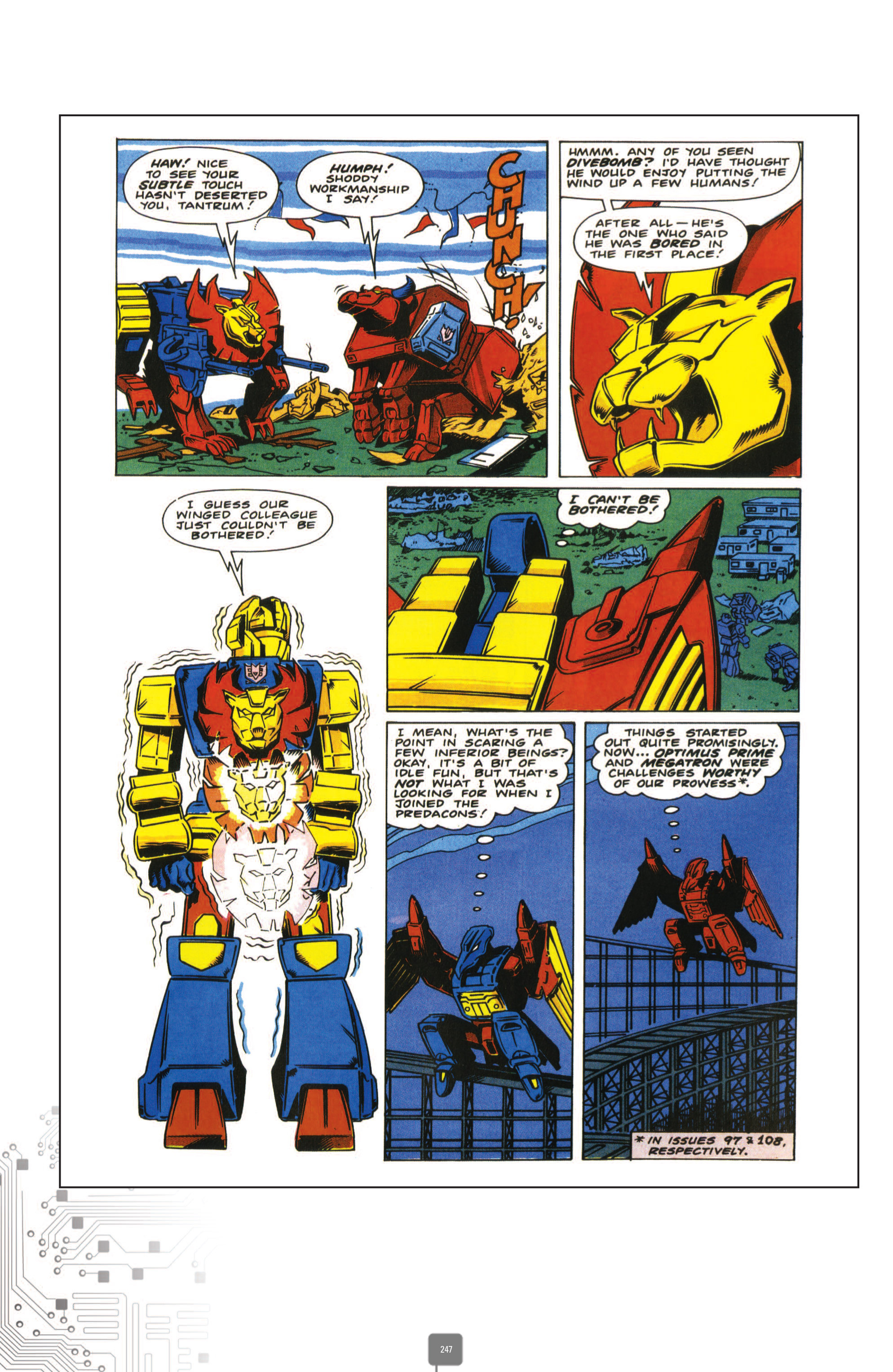 Read online The Transformers Classics UK comic -  Issue # TPB 4 - 247