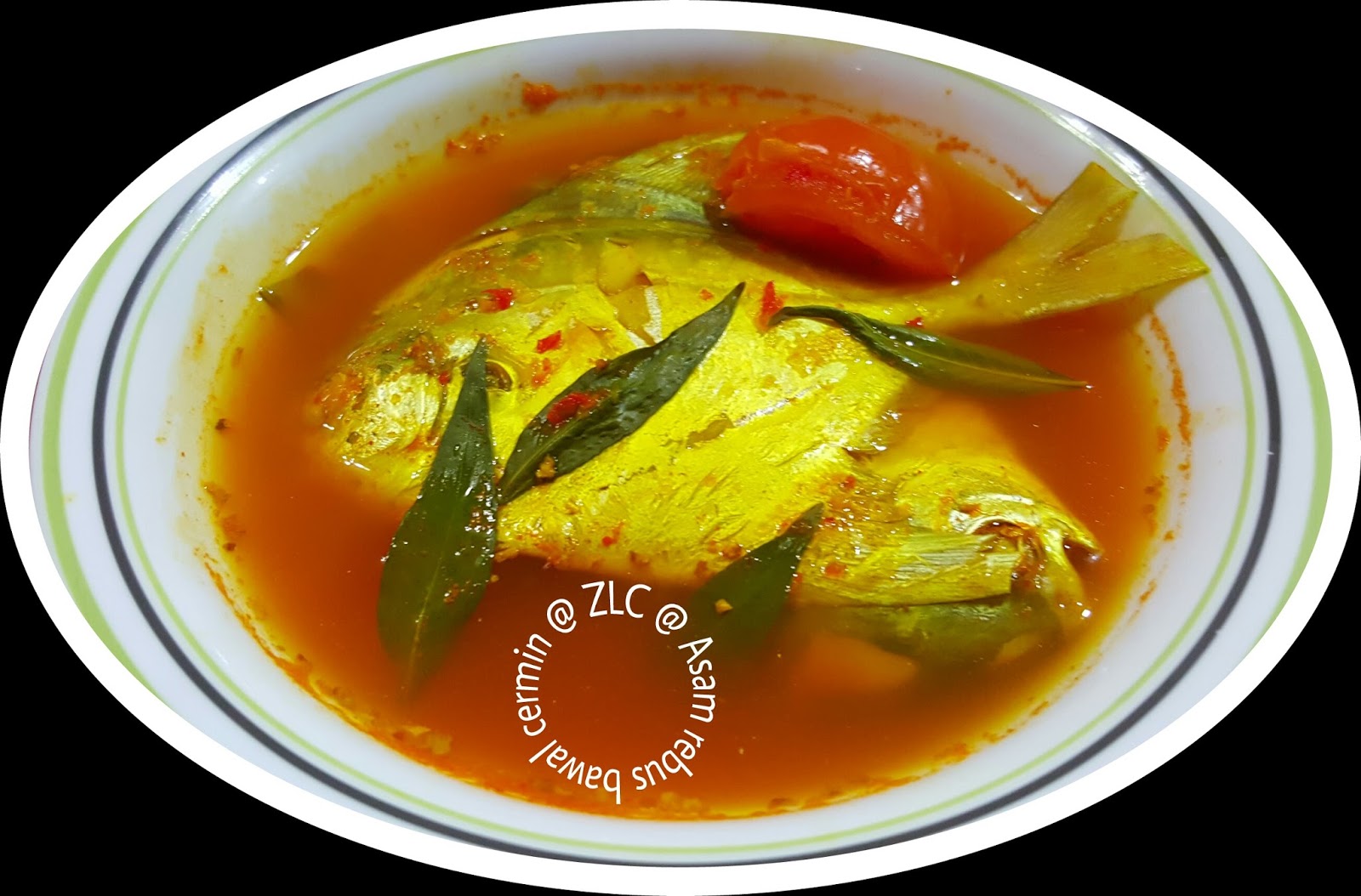 Zulfaza Loves Cooking Asam Rebus Bawal Cermin Membuka Selera