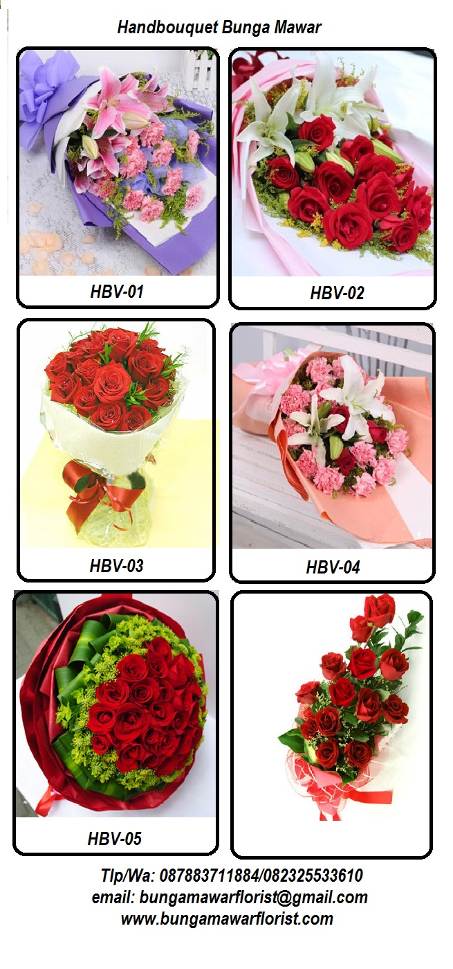 Handbouquet bunga mawar Jakarta