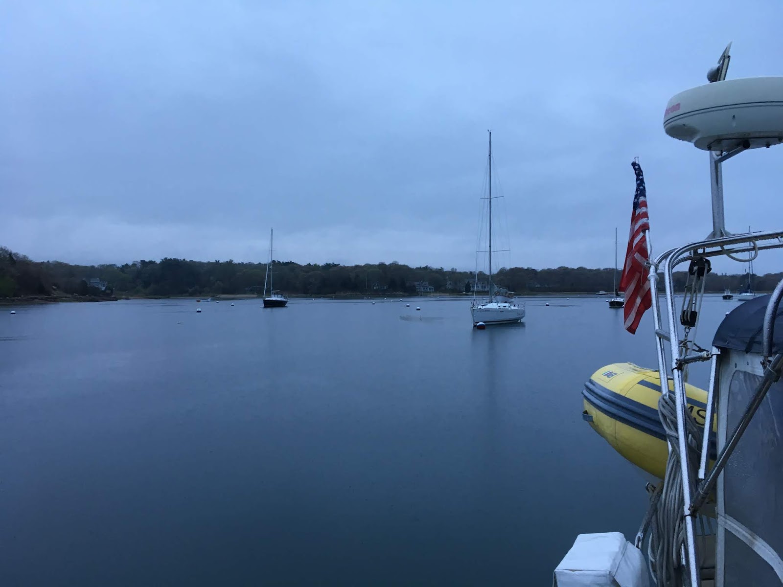 Drew and Deb sailing RED BROOK HARBOR, POCASSET, MA CAPE COD TO HOME PORT
