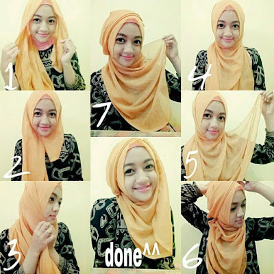 Cara Memakai Jilbab Segi Empat ke Kantor Cara Memakai Jilbab Segi Empat ke Kantor