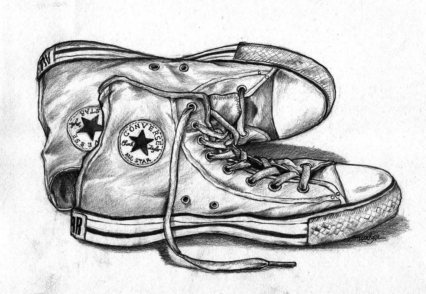 converse all star disegno