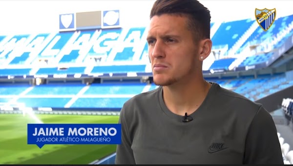 Jame Moreno, ya en Málaga: "Me he estrado como goleador"