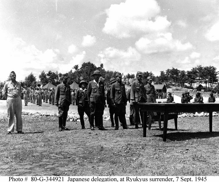 Urthman's Genealogy Blog Surrender Day on Okinawa 7 September 1945