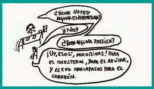 Anamnesis Nunca nadie está enfermo...hasta que habla de pastillas