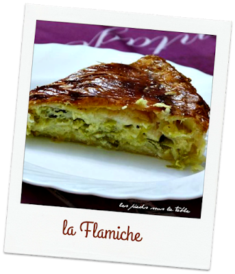 Flamiche ou tarte aux poireaux 