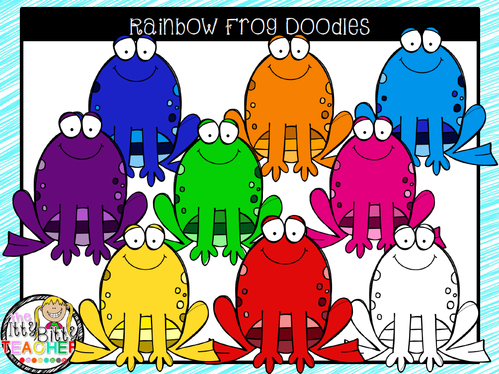 https://www.teacherspayteachers.com/Product/Clipart-Rainbow-Frog-Doodles-1690805