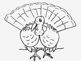 Realistic Turkey Coloring page Free Download Printable