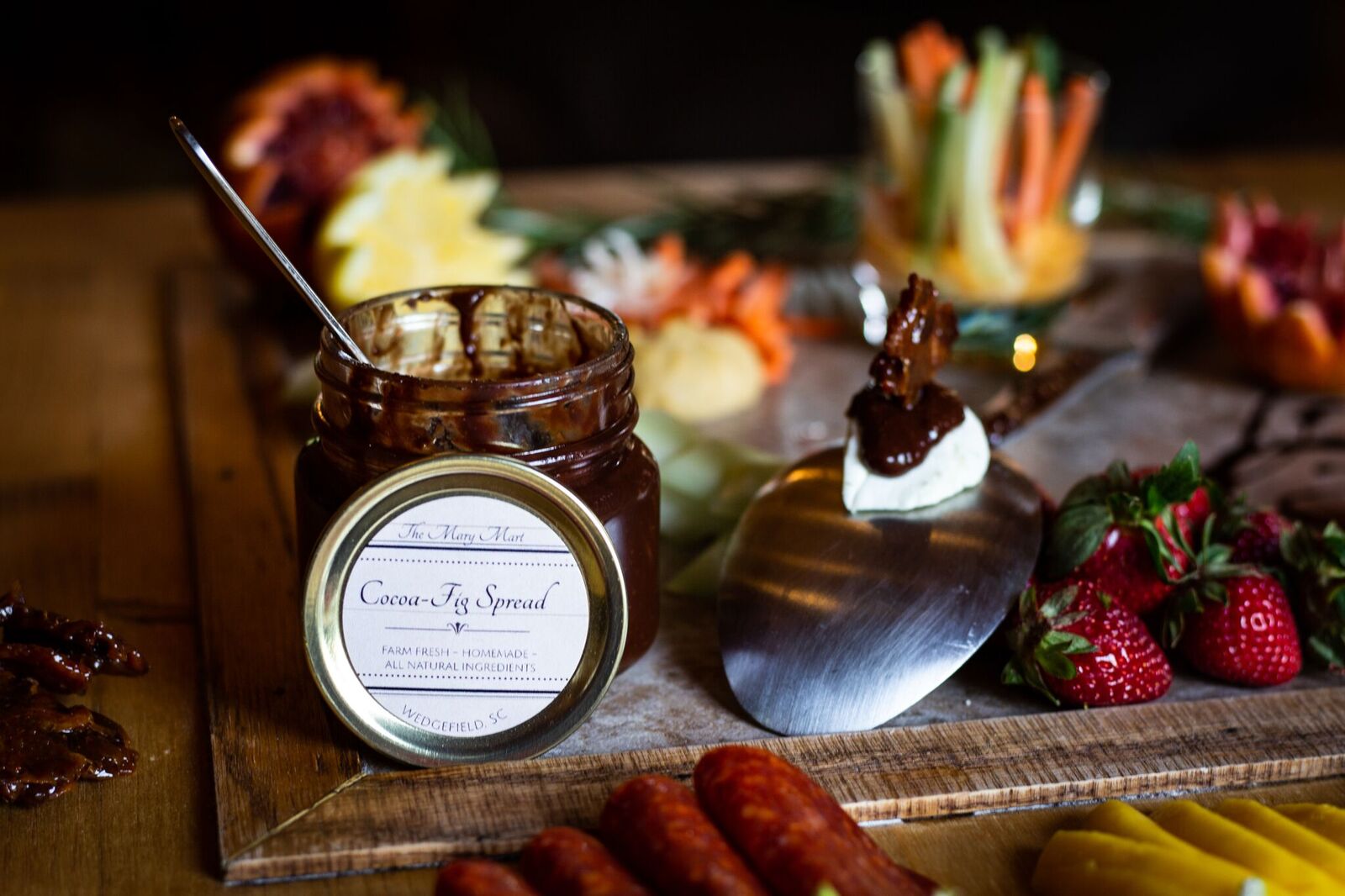 Cooking With Mary and Friends Cocoa Fig Spread