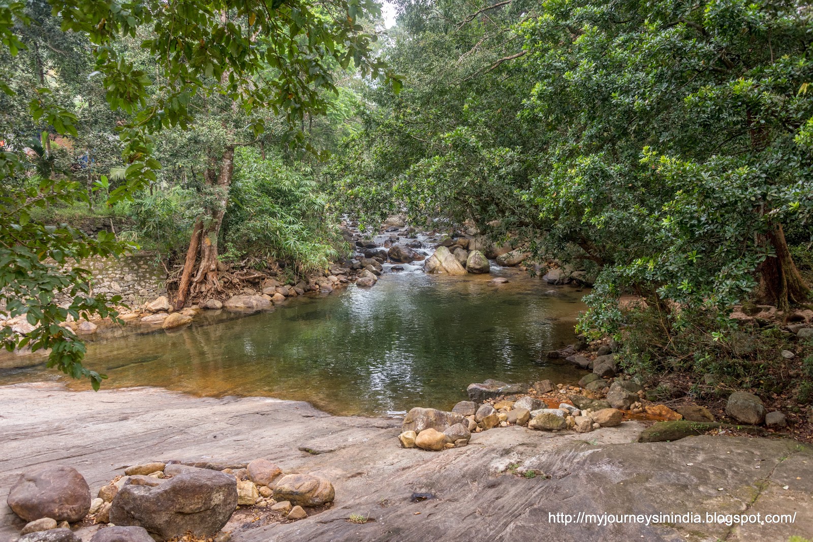 On the way to Meenmutty Falls