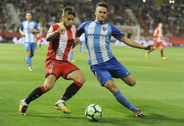 El Girona mete en problemas al Málaga (1-0)