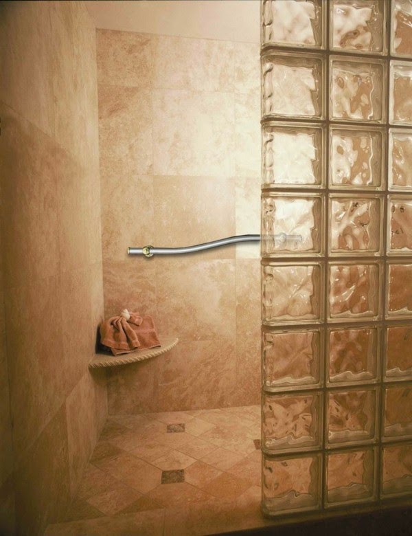 Glass blocks for shower – 44 great pictures!