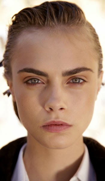 Beauty spot: Thick eyebrows!