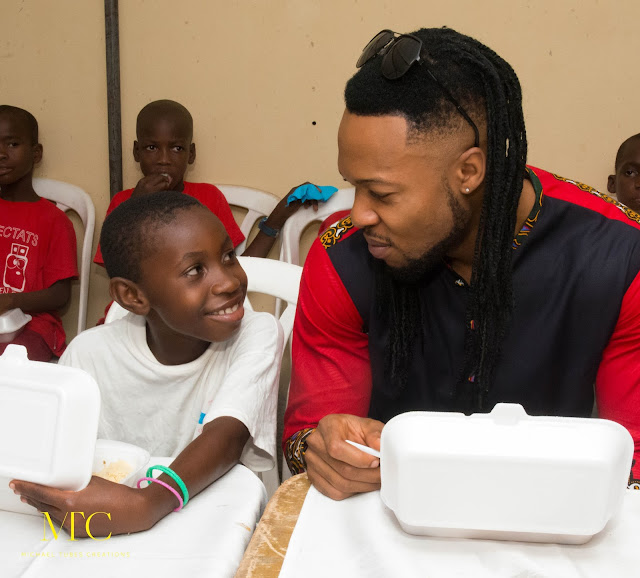 Flavour Visitys Orphanage in Ivory Coast