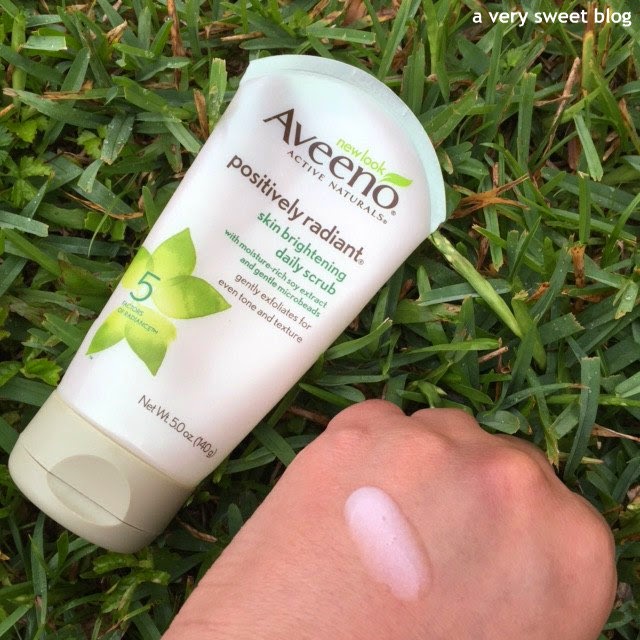 Aveeno Positively Radiant Skin Brightening Daily Scrub Review and