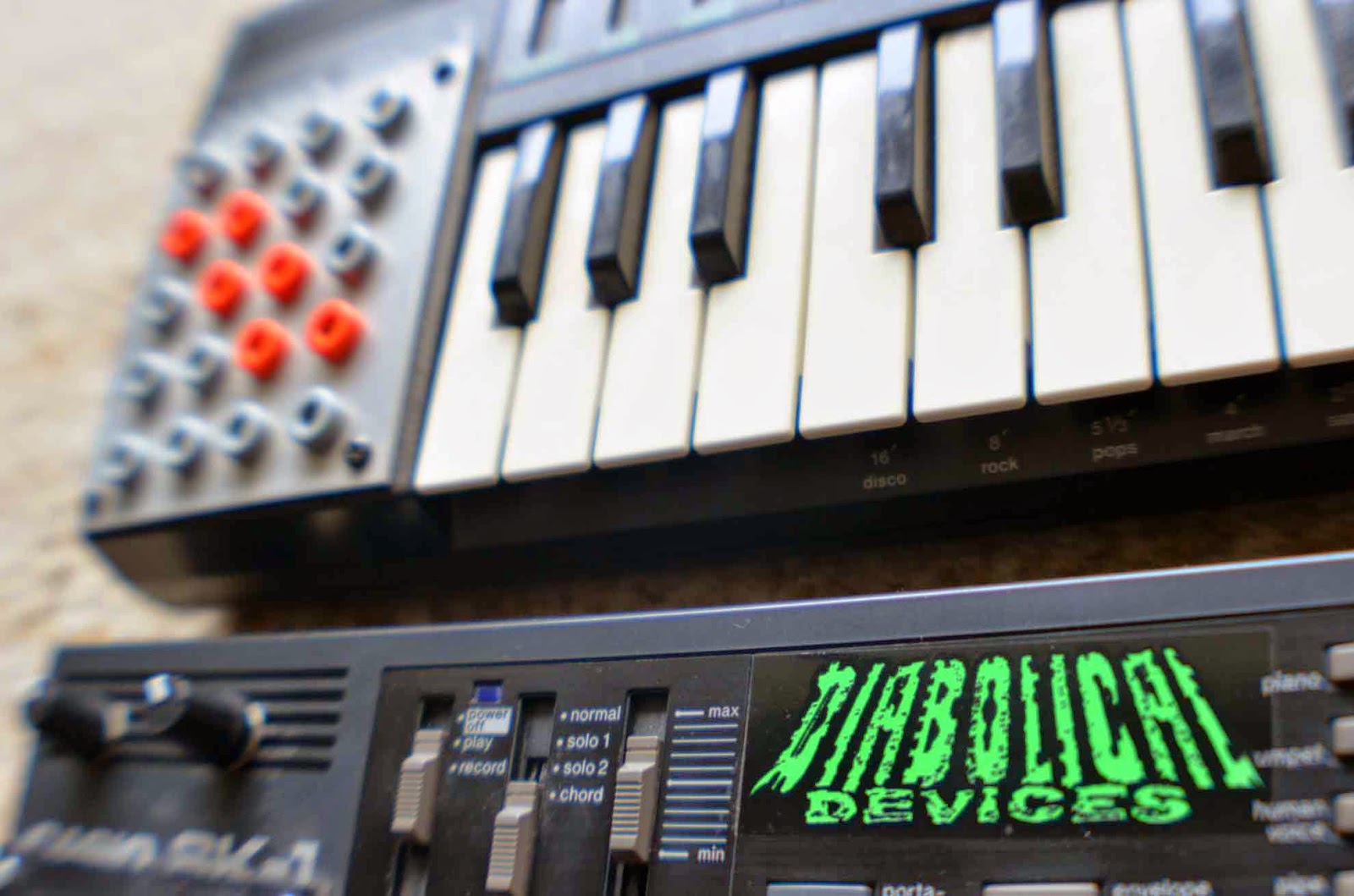 Circuitbent Casio Sk1 Midi Diabolical Sk1 Glitch Ebay