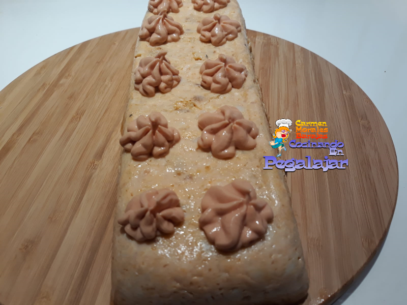 Pastel de merluza, salmón y gambón