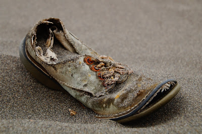 Old worn out shoe