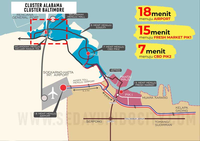 Lokasi Cluster Alabama dan Baltimore Lokasi Cluster Alabama dan Baltimore