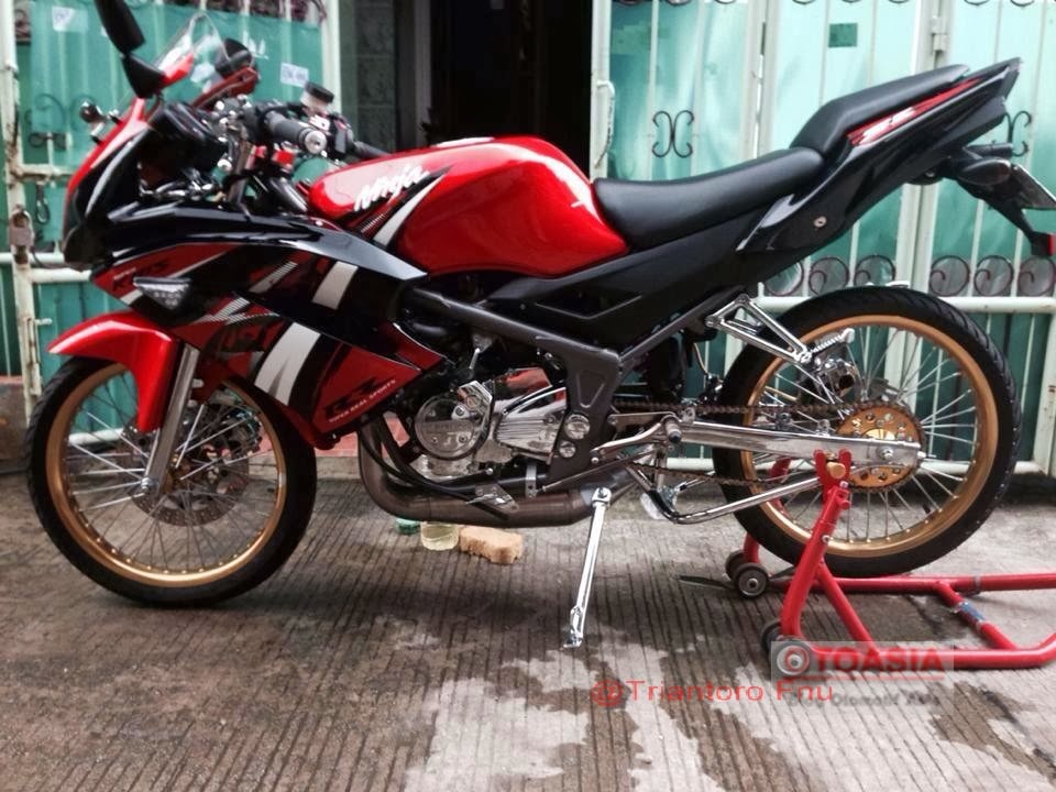 Ninja 150 modifikasi velk jari jari - Modif Ganteng