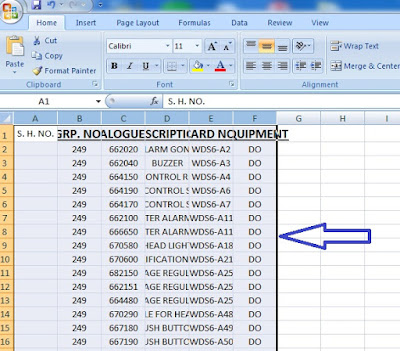 selecting excel texts for paste