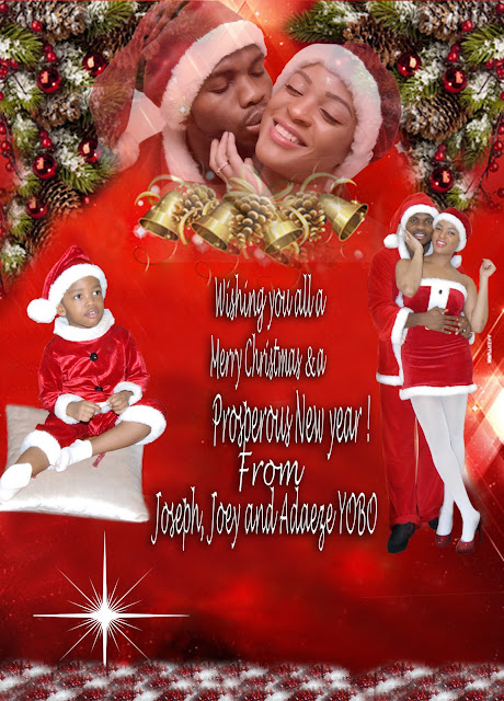 joseph yobo and wife christmas