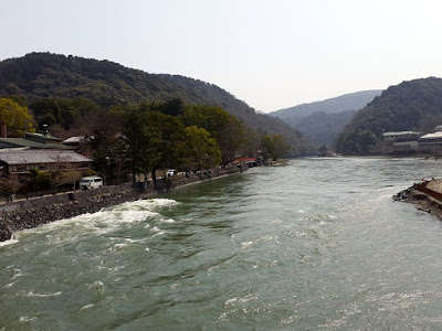 Beautiful Uji River in Kyoto Japan