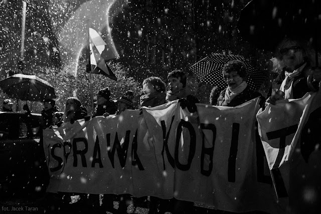 Czarny Prostest, strajk kobiet - Krakow 2018, fot. Jacek Taran