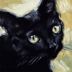cat painting oil diane irvine paintings armitage portrait cats paint portraits inches
