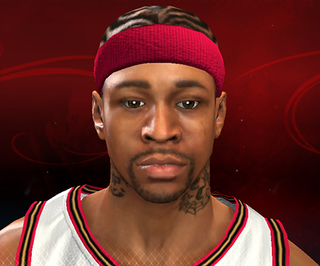 NBA 2K13 Allen Iverson Cyberface Patch v2 