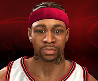 NBA 2K13 Allen Iverson Cyberface Patch