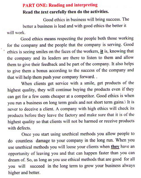 مواضيع نموذجية في مادة الانجليزية English للطورين : المتوسط و الثانوي مسابقة التعليم 2016 2