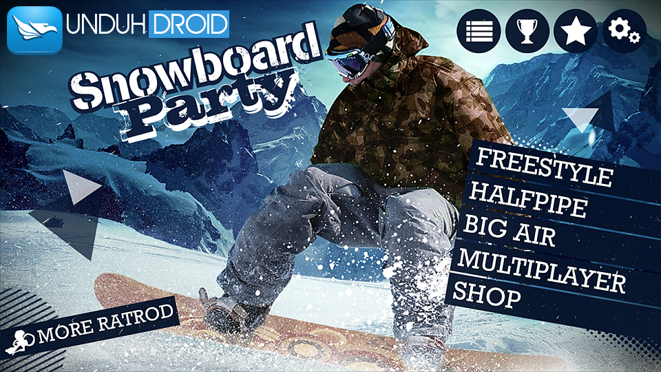 Download Game Android Seru Snowboard Party APK + DATA MOD 