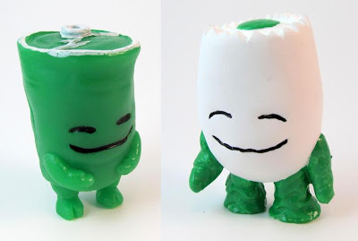Green Eggs and Ham Edition Hamm & Cregg Resin Figures by Motorbot