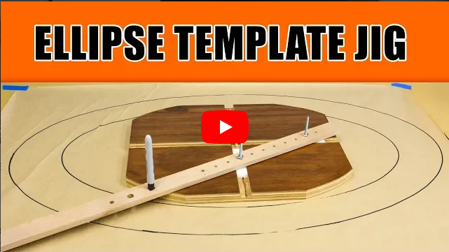 How To Make Ellipse Router Template Jig With Step-By-Step ...