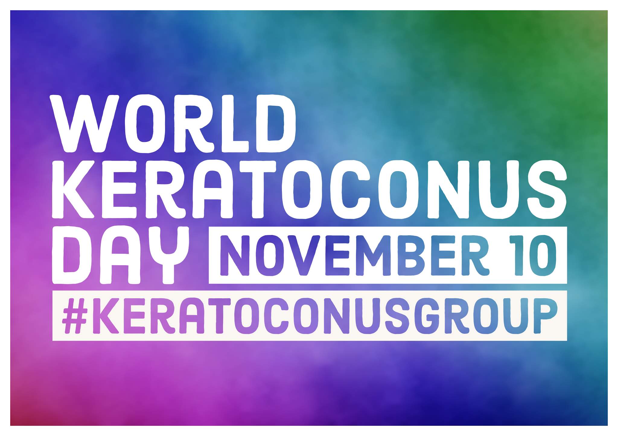 National Keratoconus Day 2019 Poster