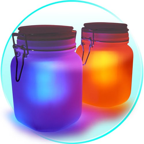 Moon Jar - Solar Power LED Mood Light