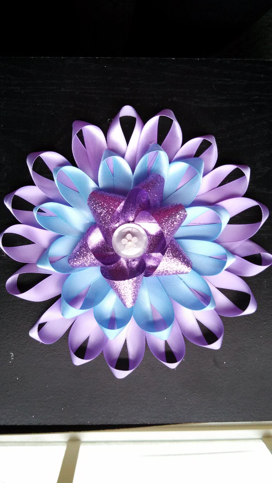 Alli Crafts Craft Tutorial Large Ribbon Flower